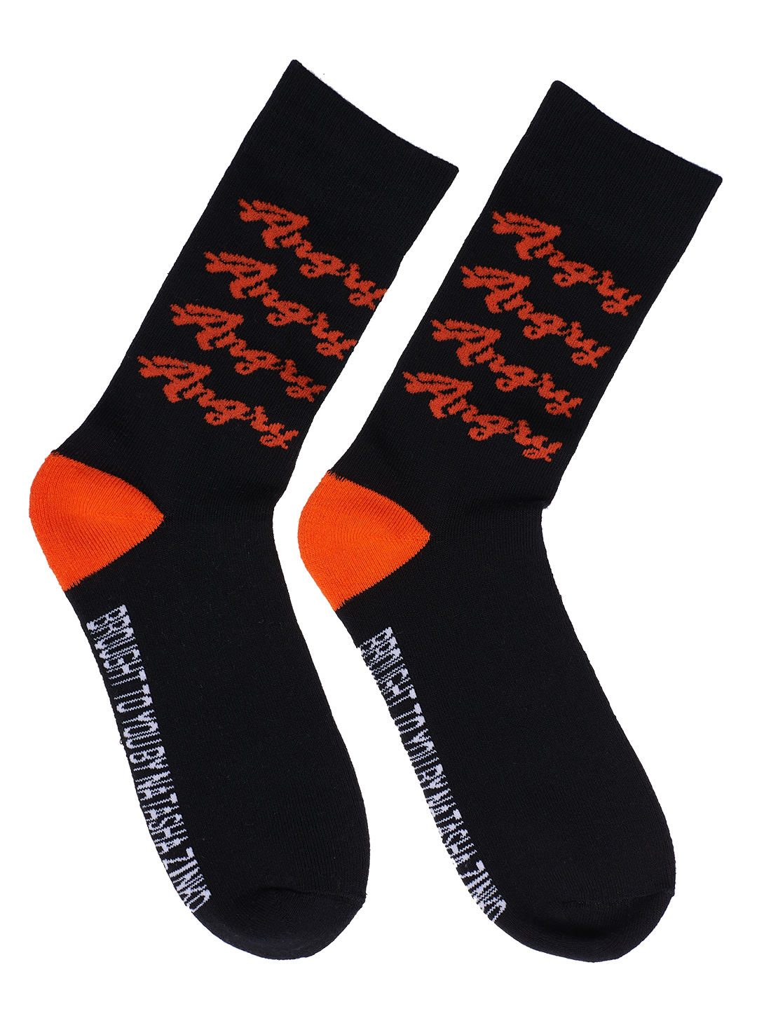 Angry Black Socks /3 Pairs/