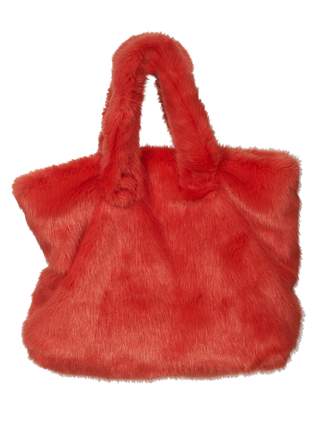 Angry Faux Fur Tote Bag