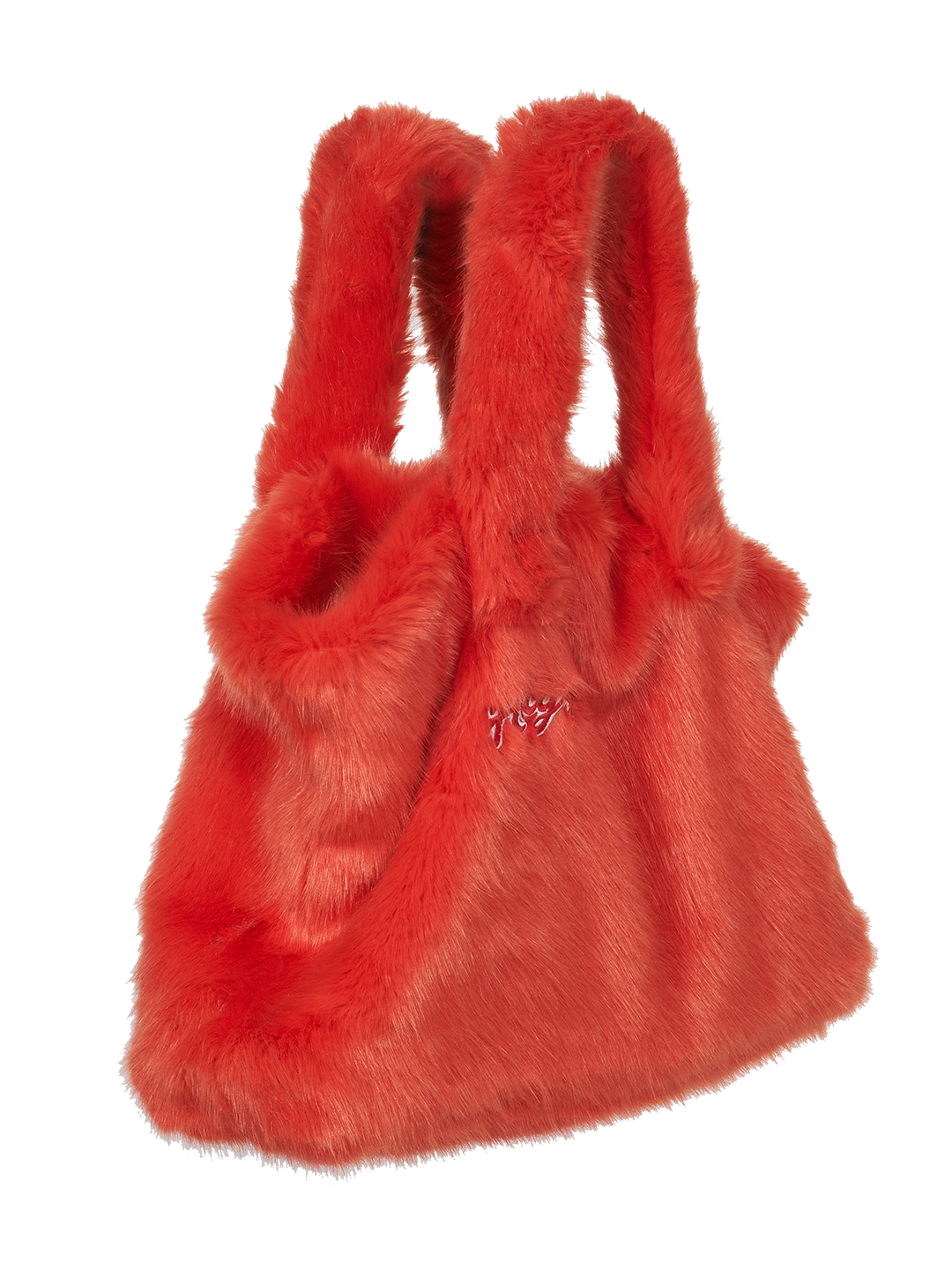 Angry Faux Fur Tote Bag