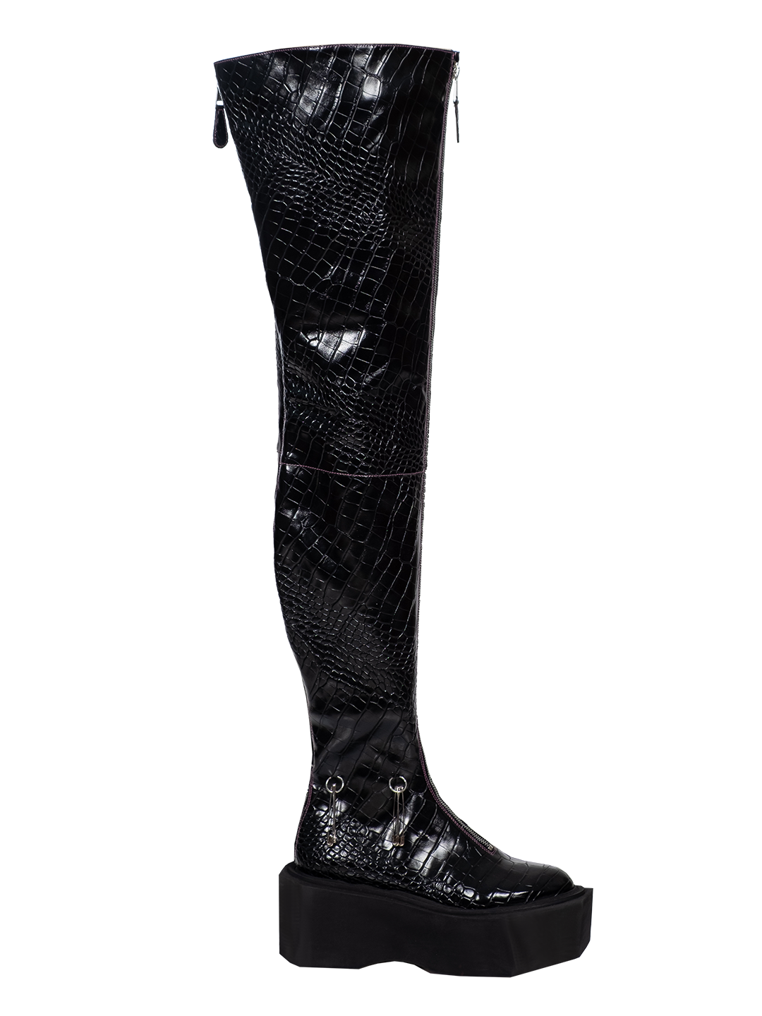 Thigh-high Ring Boots