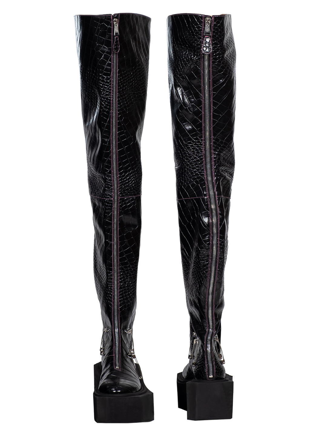 Thigh-high Ring Boots