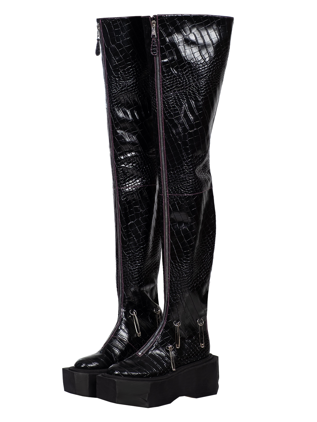 Thigh-high Ring Boots