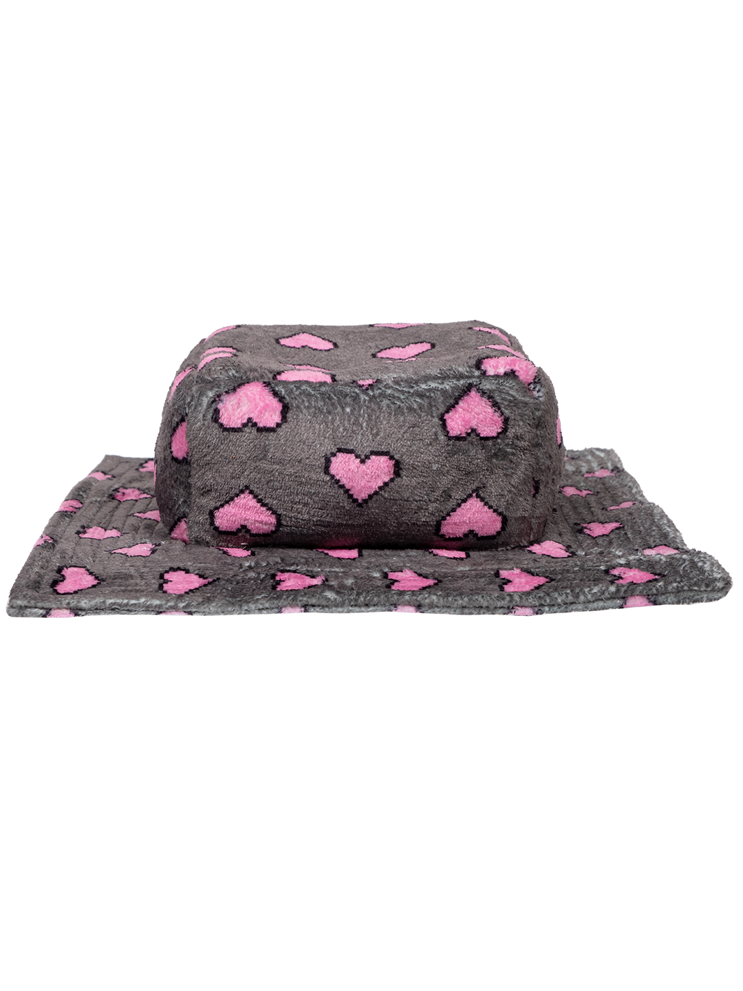 Pixel Heart Box Bucket Hat