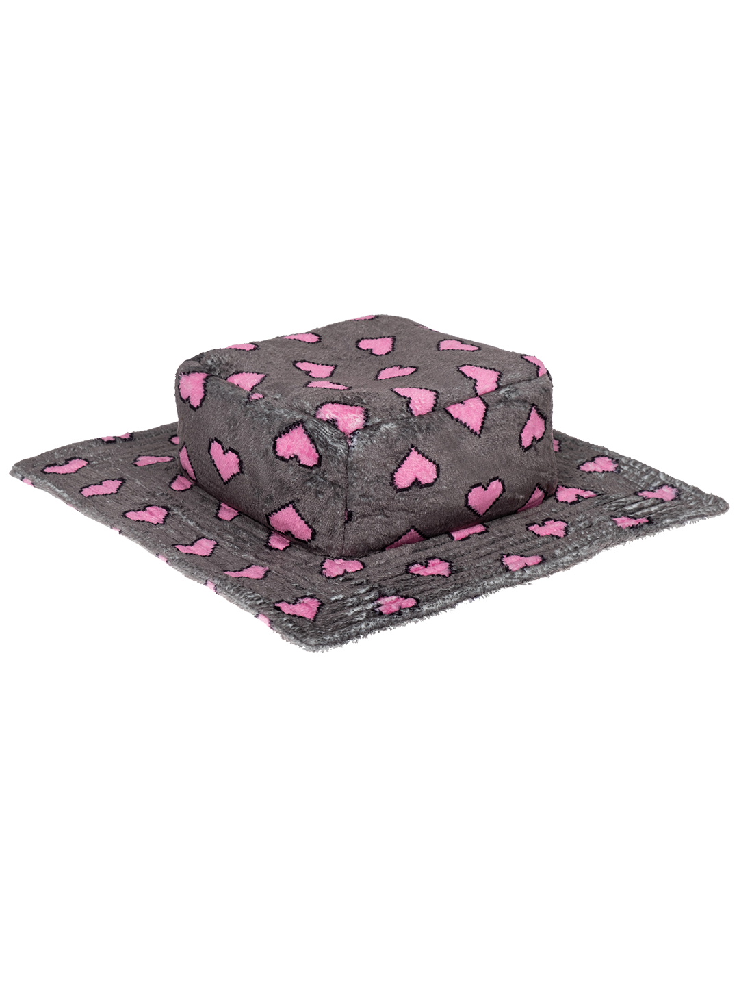 Pixel Heart Box Bucket Hat