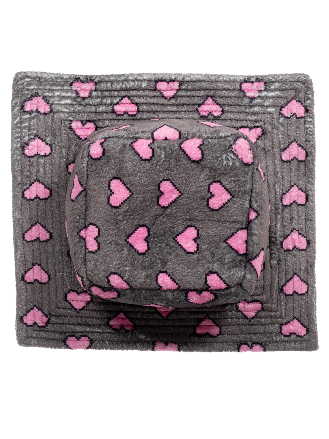 Pixel Heart Box Bucket Hat