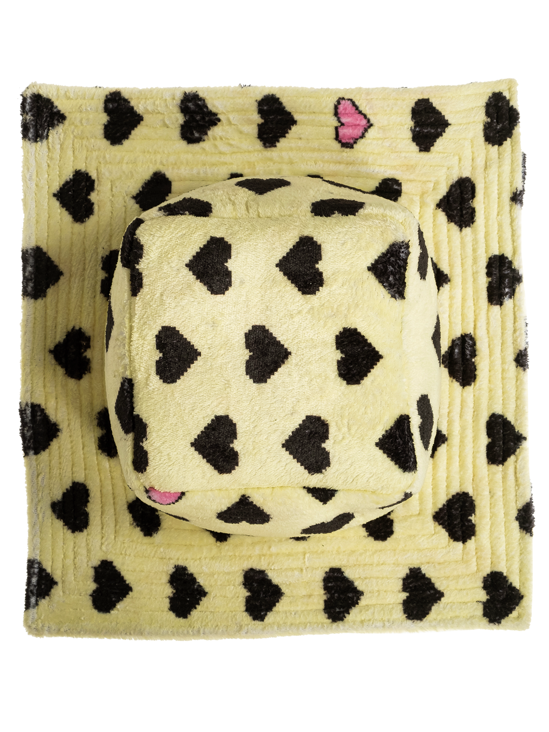 Pixel Heart Box Bucket Hat