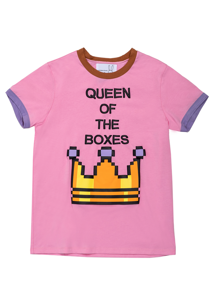 natasha zinko Pixel 'Queen Of The Boxes' T-shirt