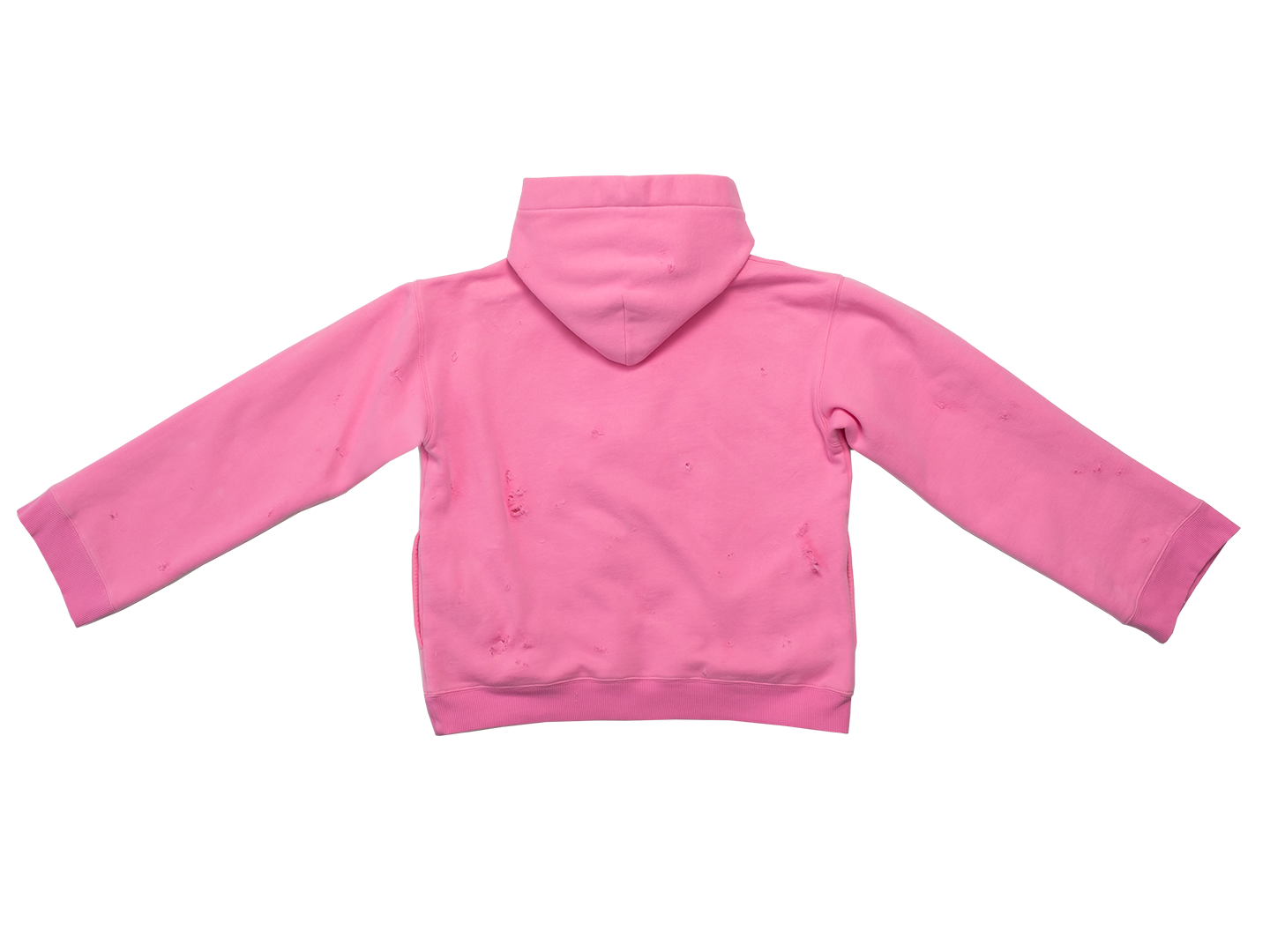 Distressed 'Happy Monday' Hoodie