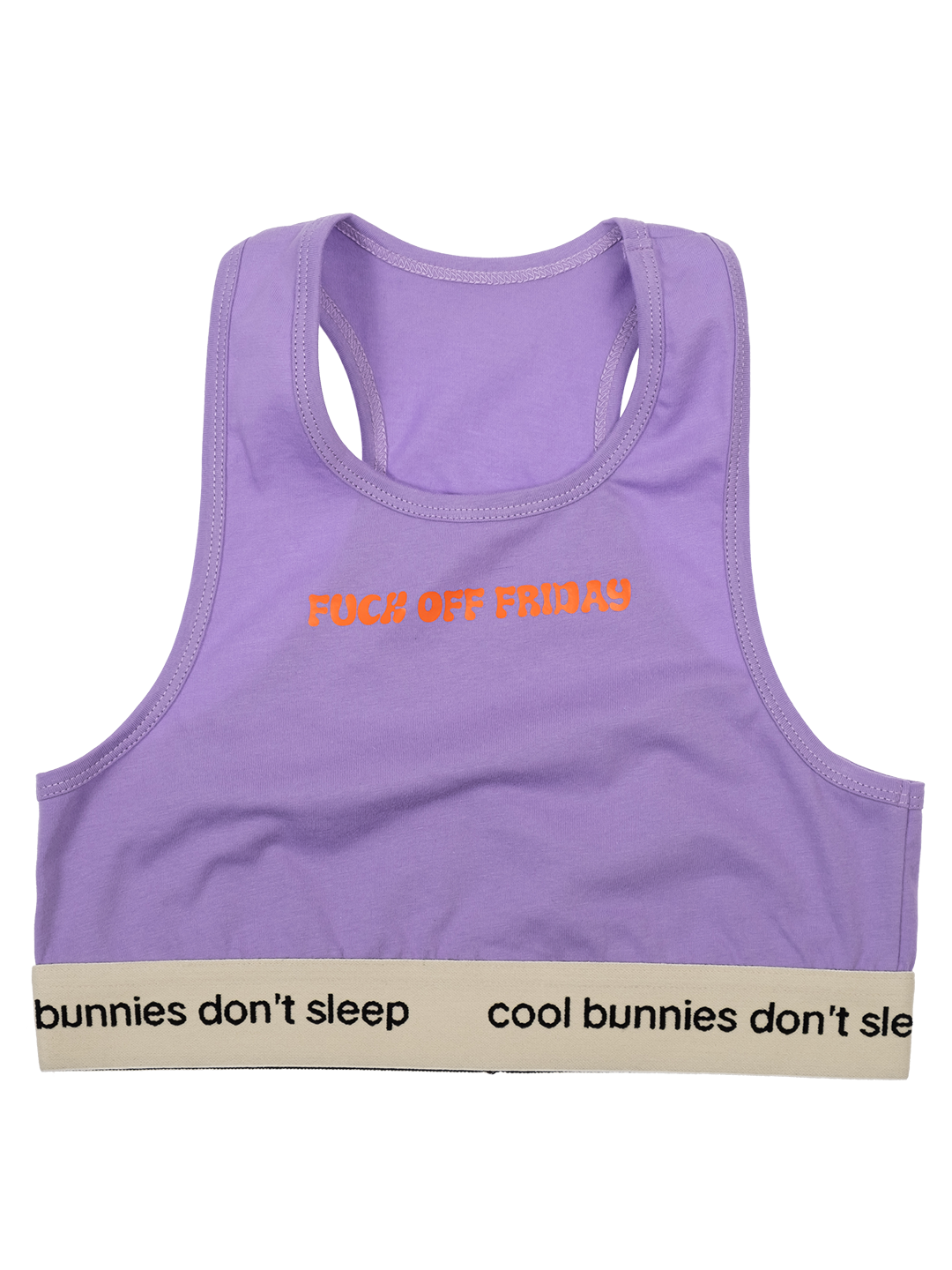'F*ck Off Friday' Cropped Sport Top