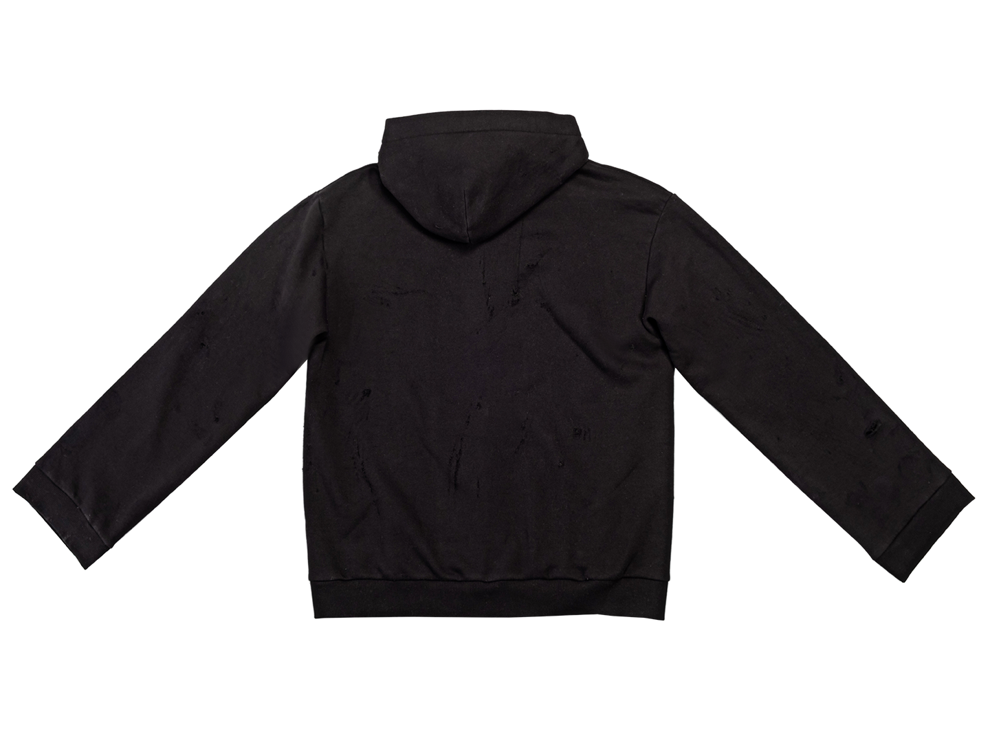 Anarchy-print Zipped Sweatshirt With Hoodie