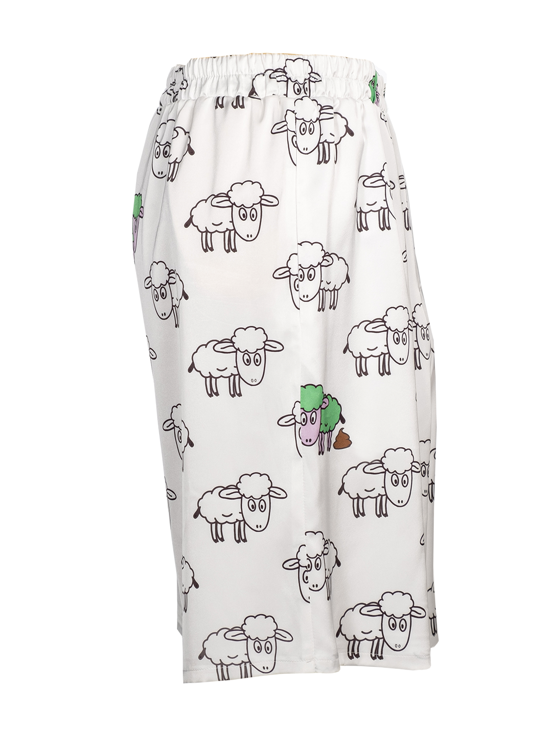 Sheep-print Long Shorts