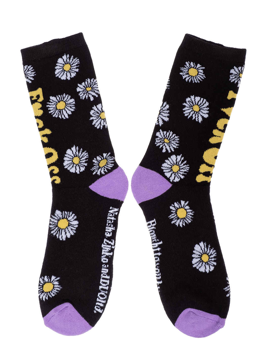 Daisy-print F*ck Off Socks /3 Pairs/