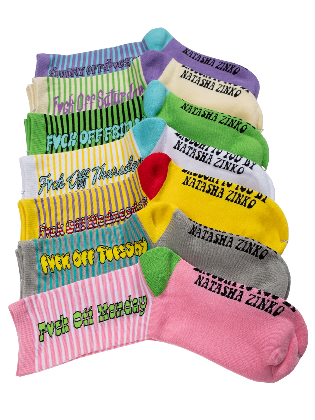'F*ck Off' Socks Set /7 Pairs/
