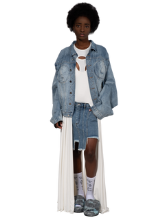 Natasha zinko top denim jacket