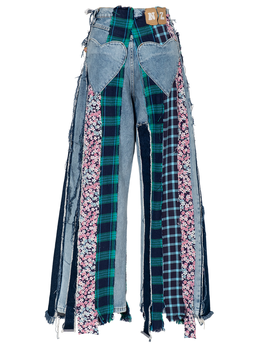 Upcycled Panel Jeans – NATASHA ZINKO