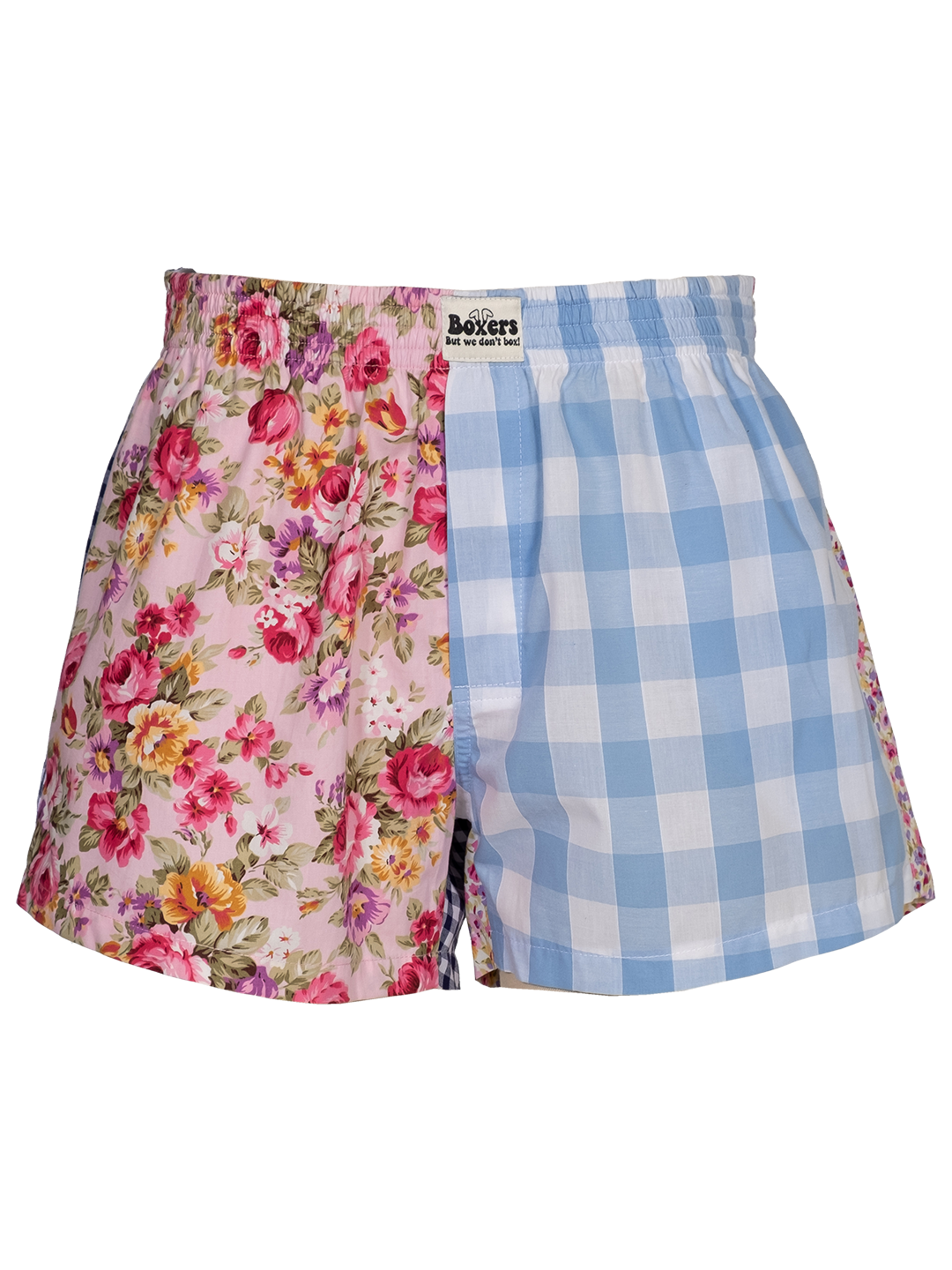 Mixed-print Boxer Shorts