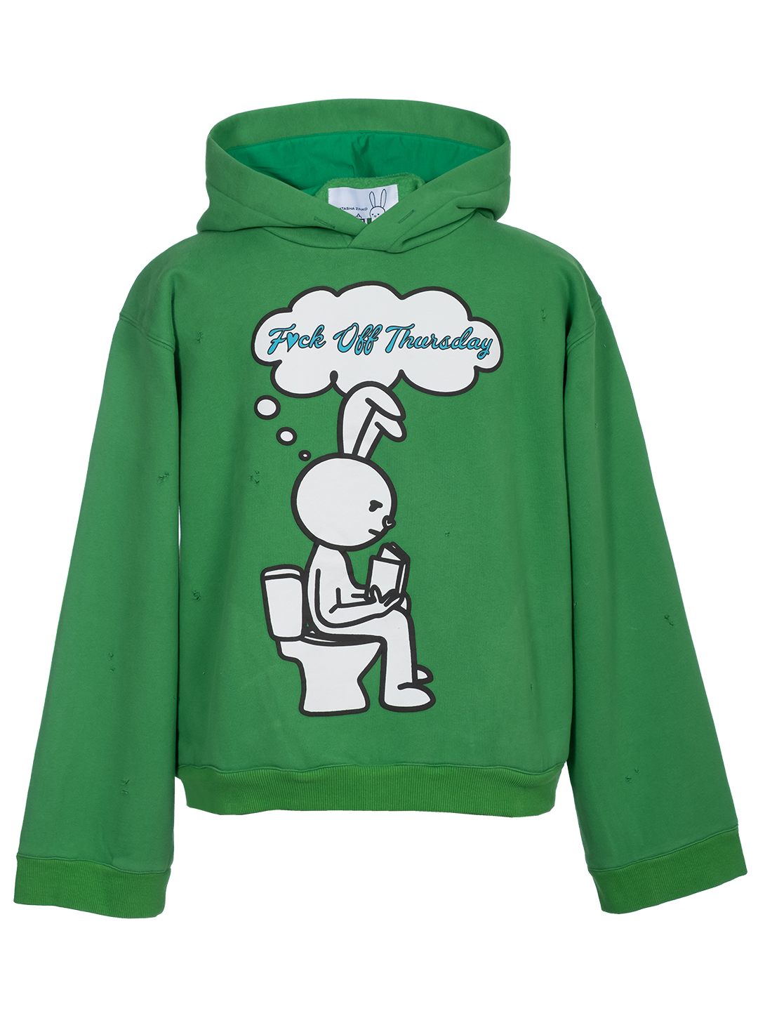Distressed 'F*ck Off Thursday' Hoodie