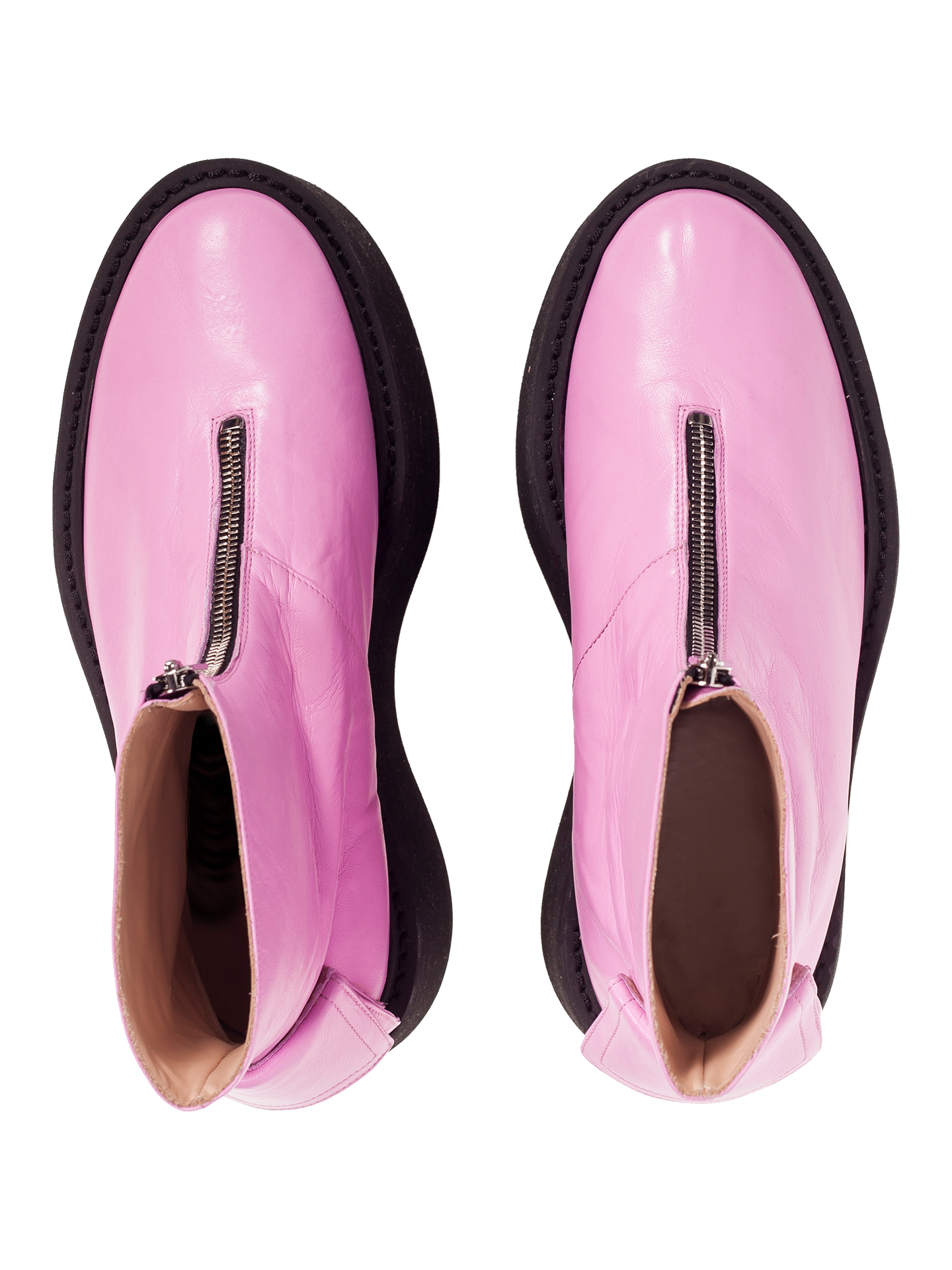Zip-Front Boots