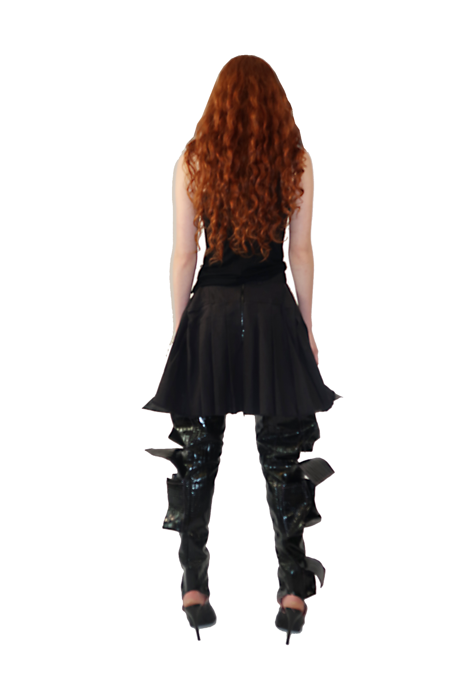 Pleated Box Skirt