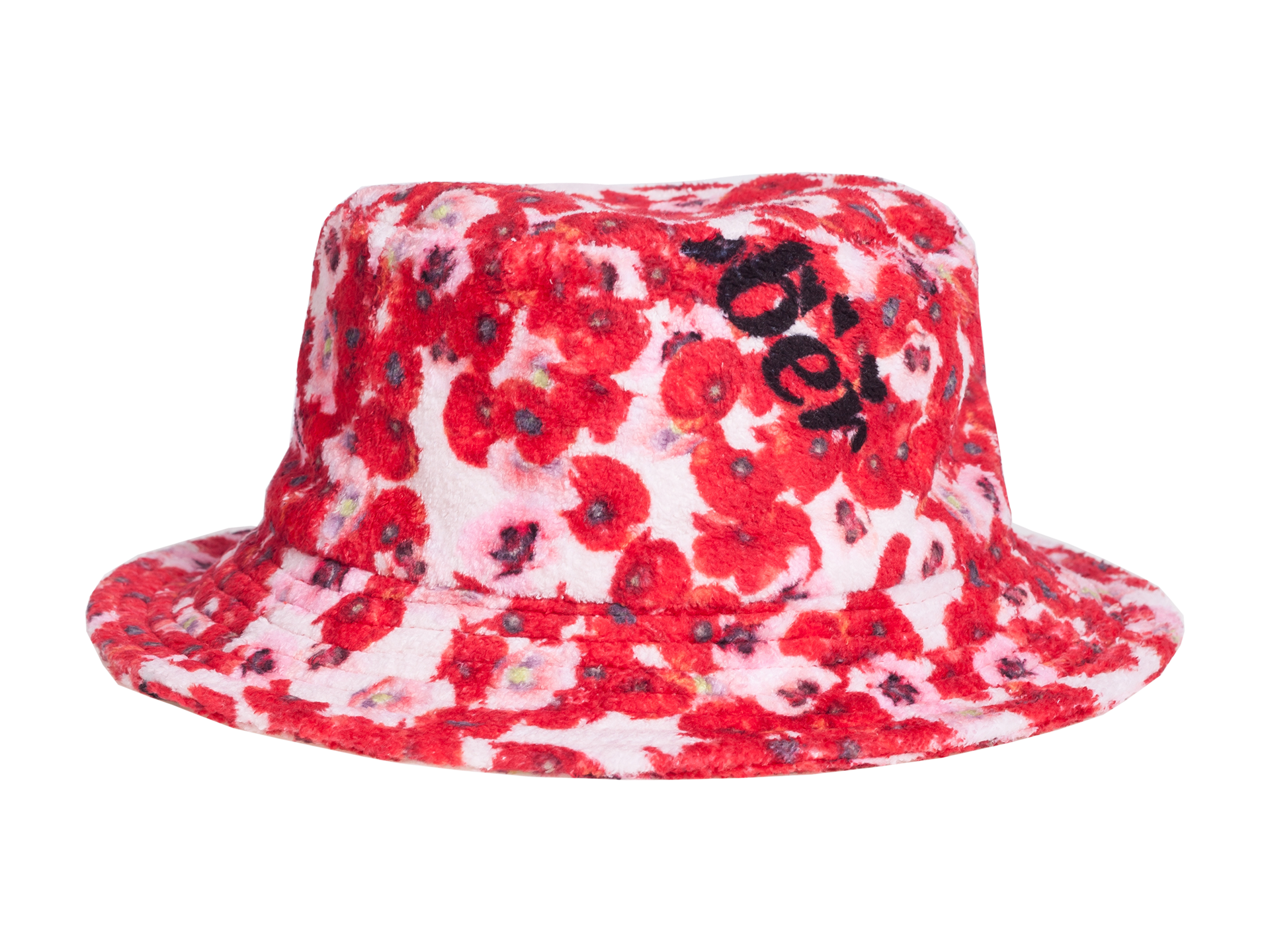 Terry Floral-print Bucket Hat