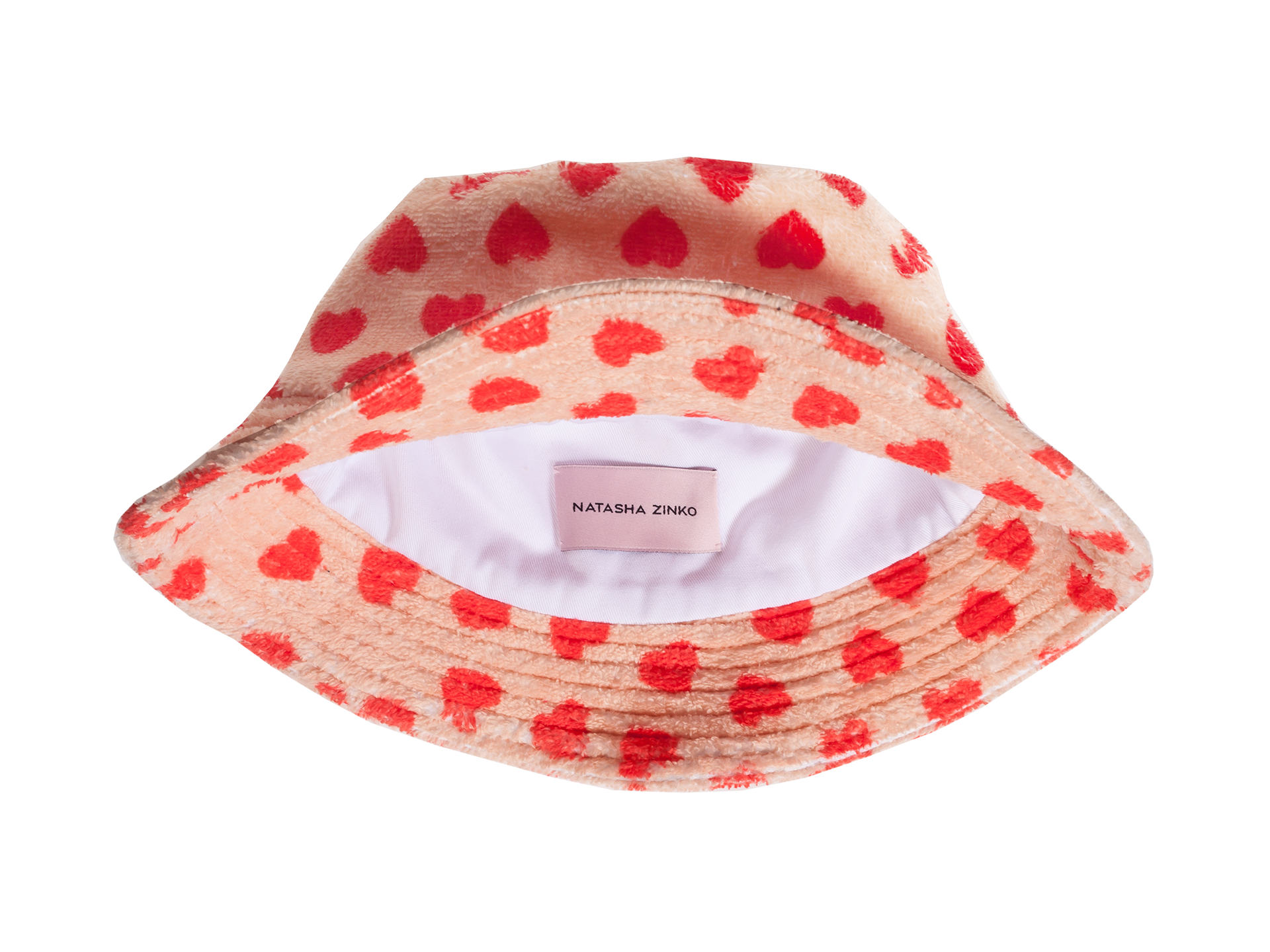 Heart-print Bucket Hat
