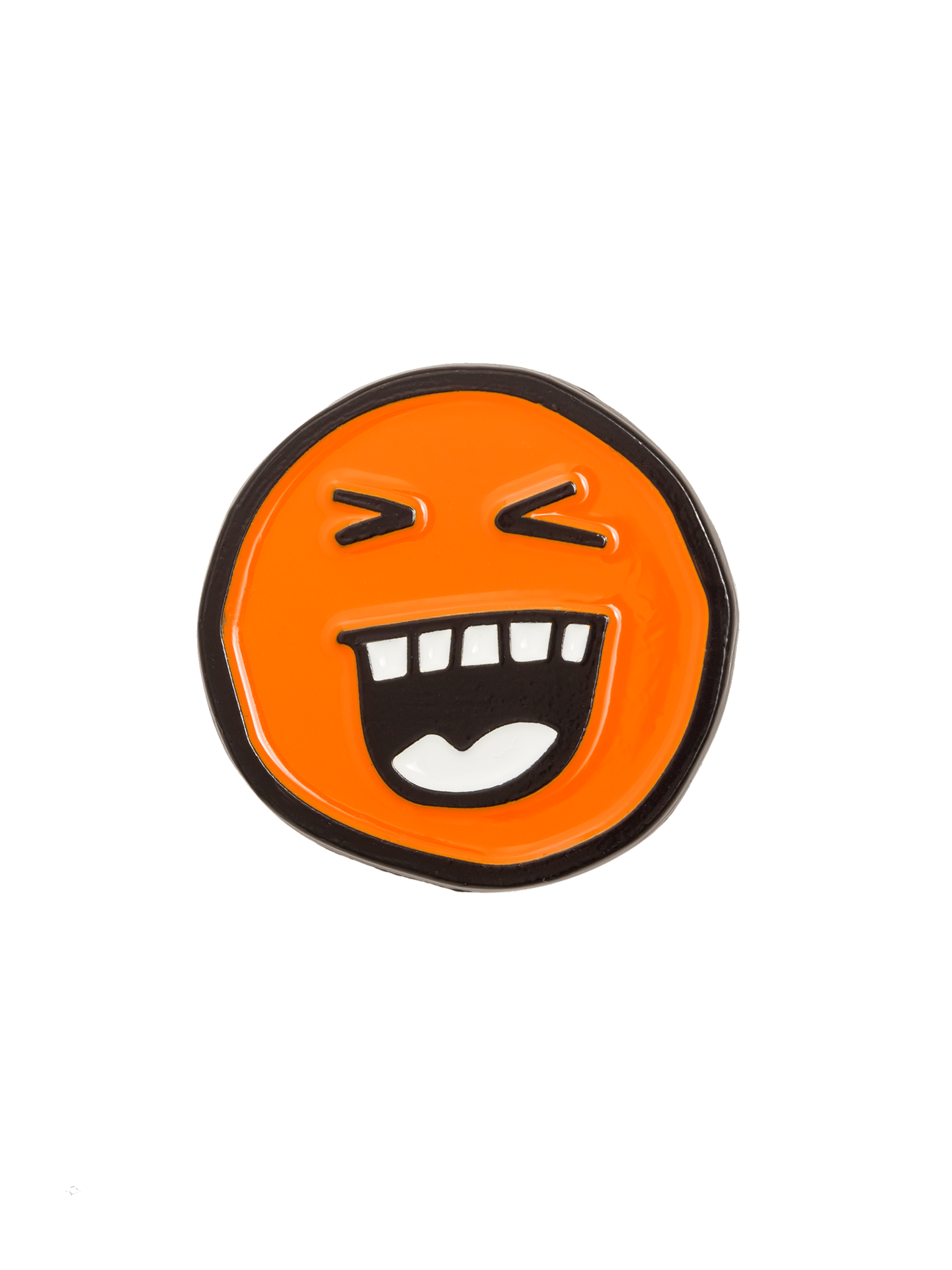Smile Orange Enamel Pin