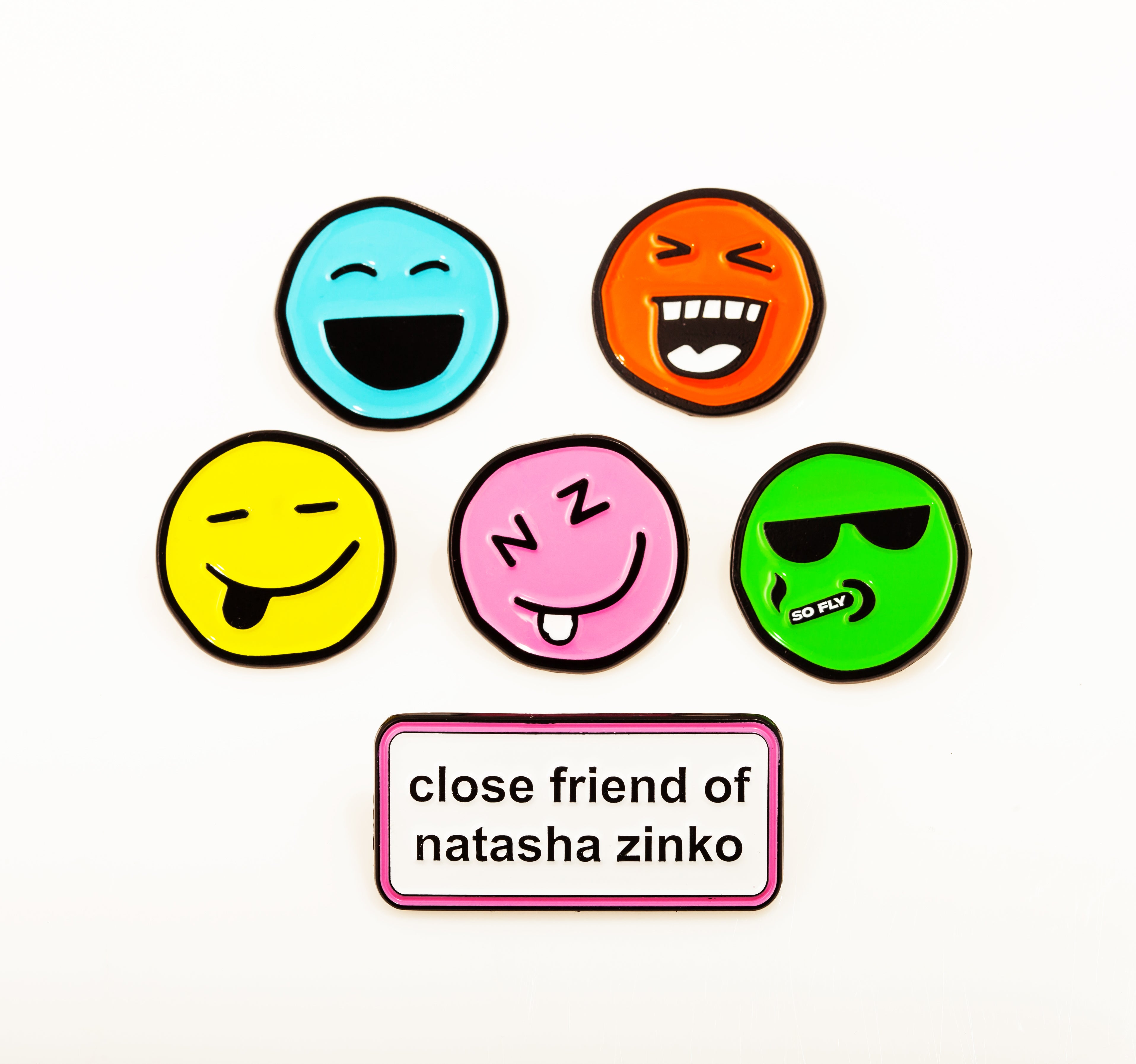 Close Friend Of Natasha Zinko Enamel Pin
