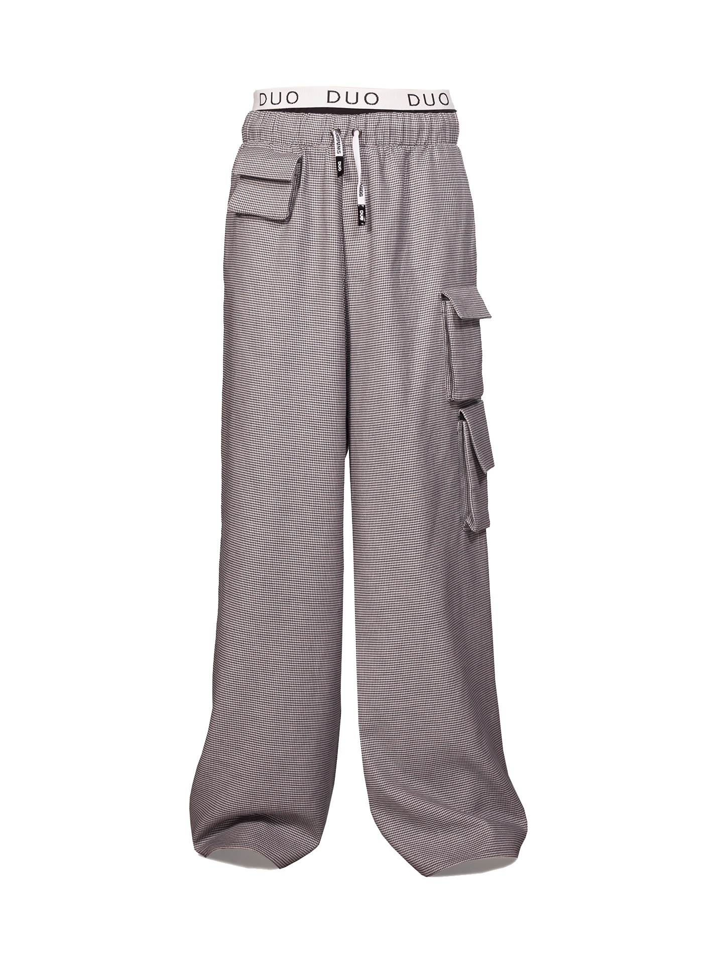 Grey Pockets Trousers Swaggg