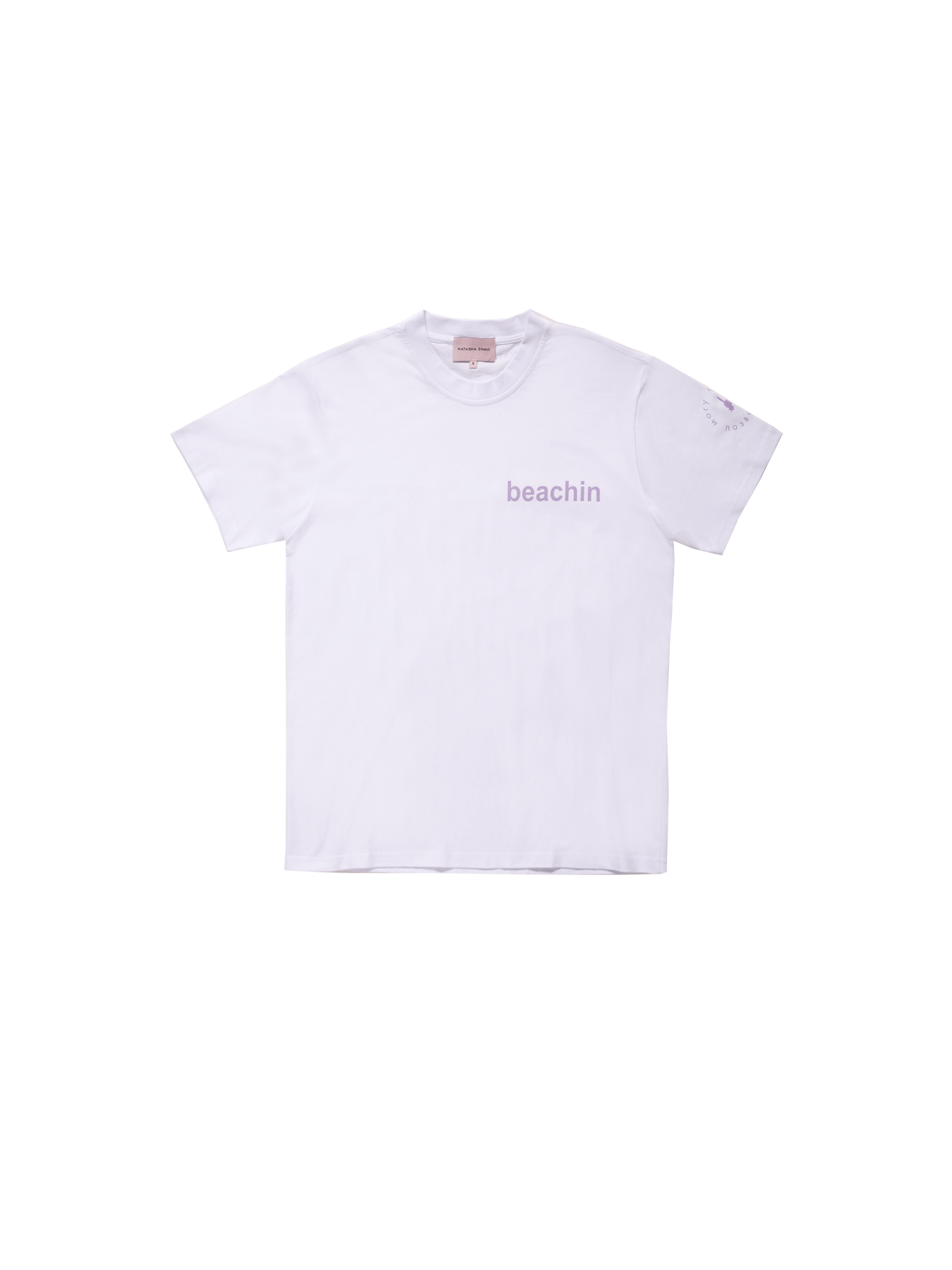 White T-Shirt Beachin